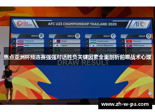 焦点亚洲杯预选赛强强对话胜负关键因素全面剖析前瞻战术心理